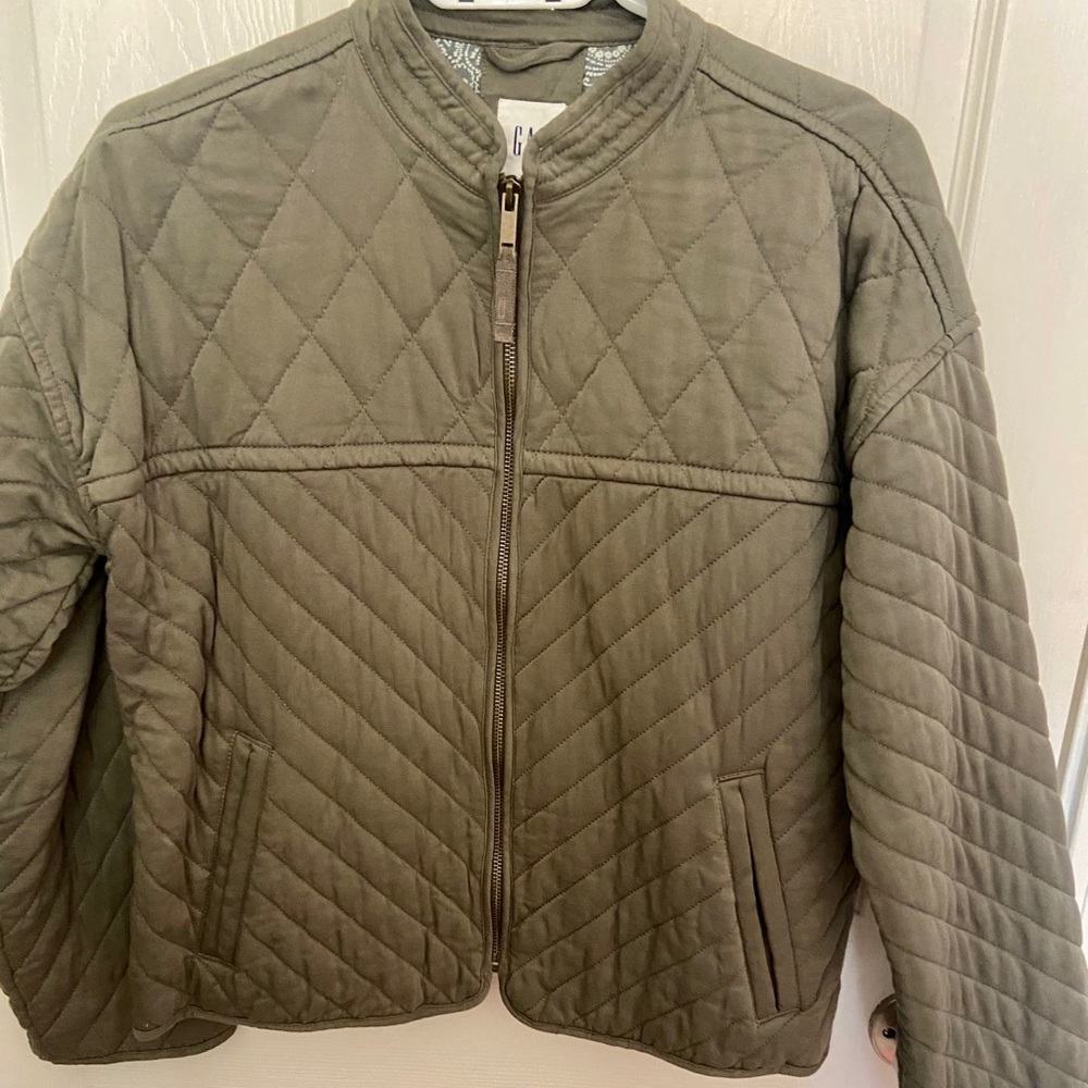 Quilted Bomber Jacket